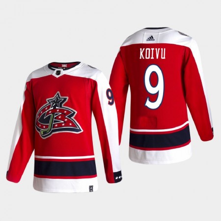 Herren Eishockey Columbus Blue Jackets Trikot Mikko Koivu 9 2020-21 Reverse Retro Authentic
